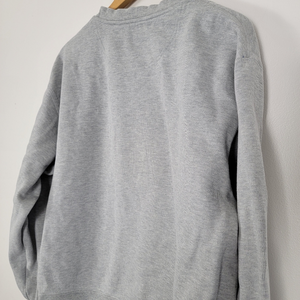 Orvis Gray Vintage Women's Crewneck Sweatshirt Heavy Cotton Boxy XL - Picture 9 of 11